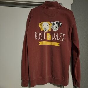 Rosie Daze Logo Quarter-Zip Sweatshirt